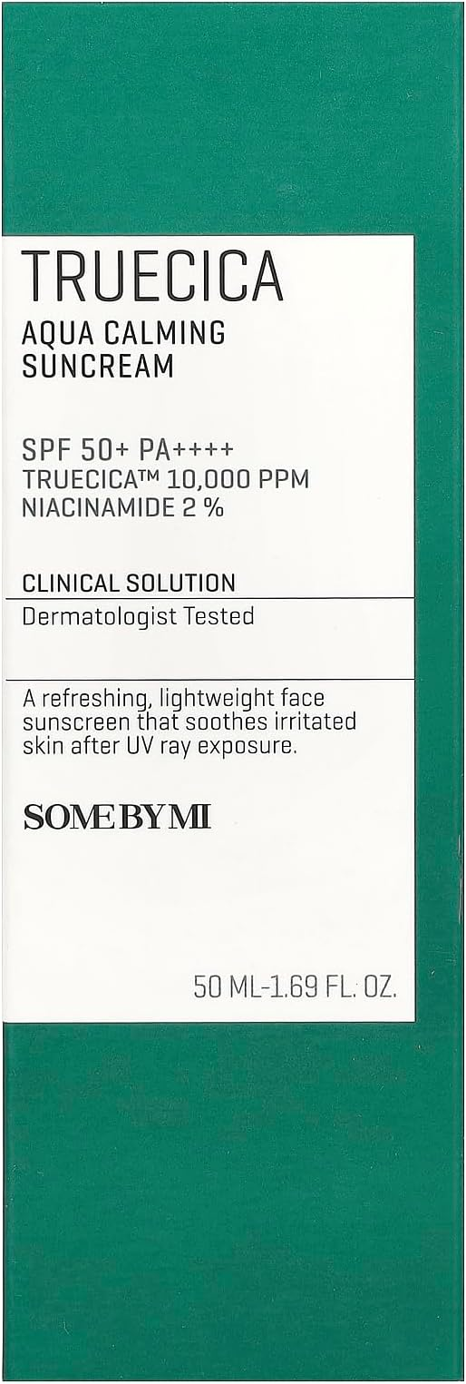 Some By Mi – كريم حماية من الشمس Truecica Aqua SPF50+ مهدئ 50 مل - الصورة 2